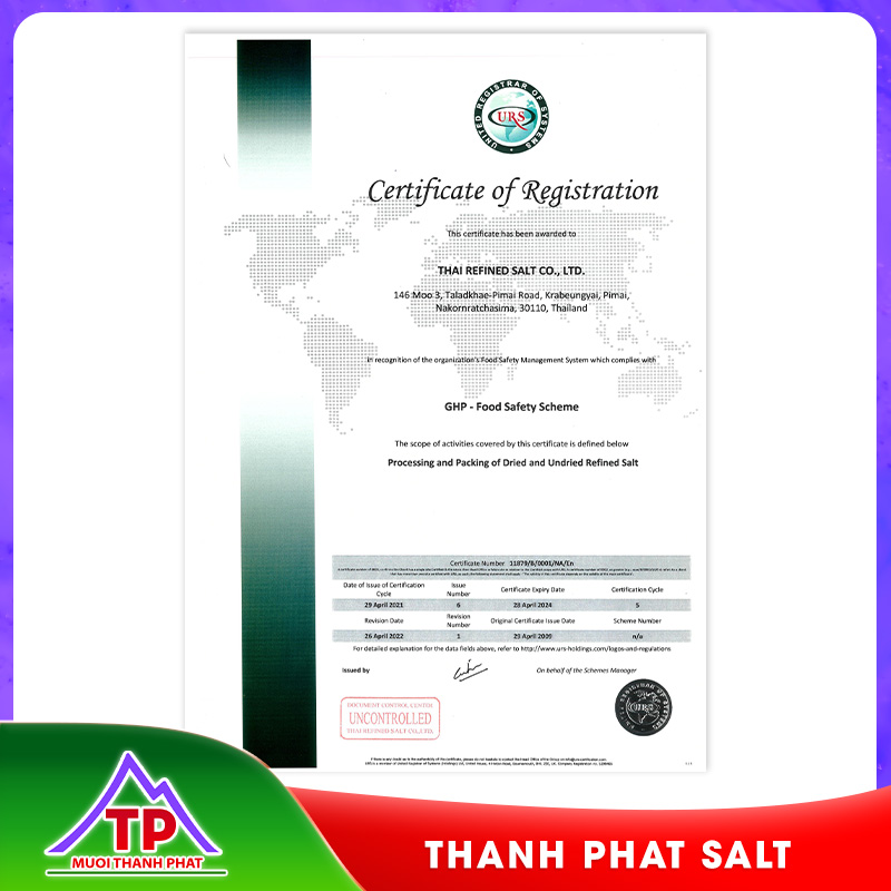 GHP Certificate